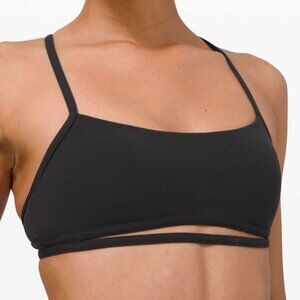 NWOT Lululemon Quiet Within Bra Black Nulu